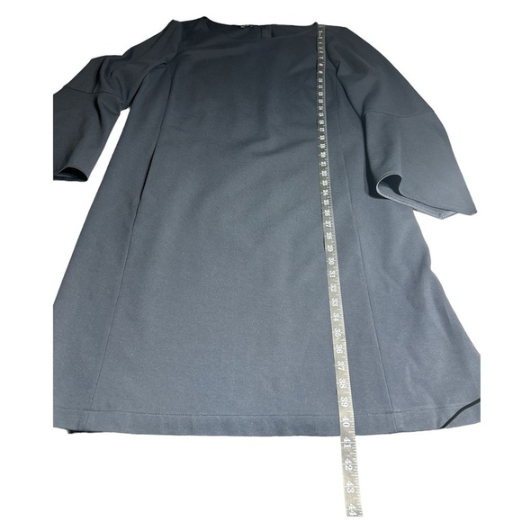 LAFAYETTE 148 NY Paloma Ponte Knit Sheath Dress Shift Bell Sleeve Career Work - Picture 7 of 11